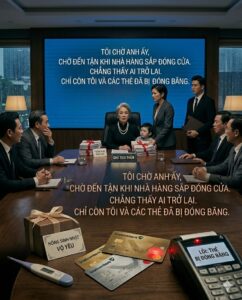 Tôi Đặt Con Lên Bàn Chủ Tịch